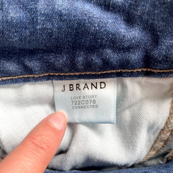 J Brand Low Rise Flare Leg Jeans Lovestory Connected Size 27 - Picture 7 of 11